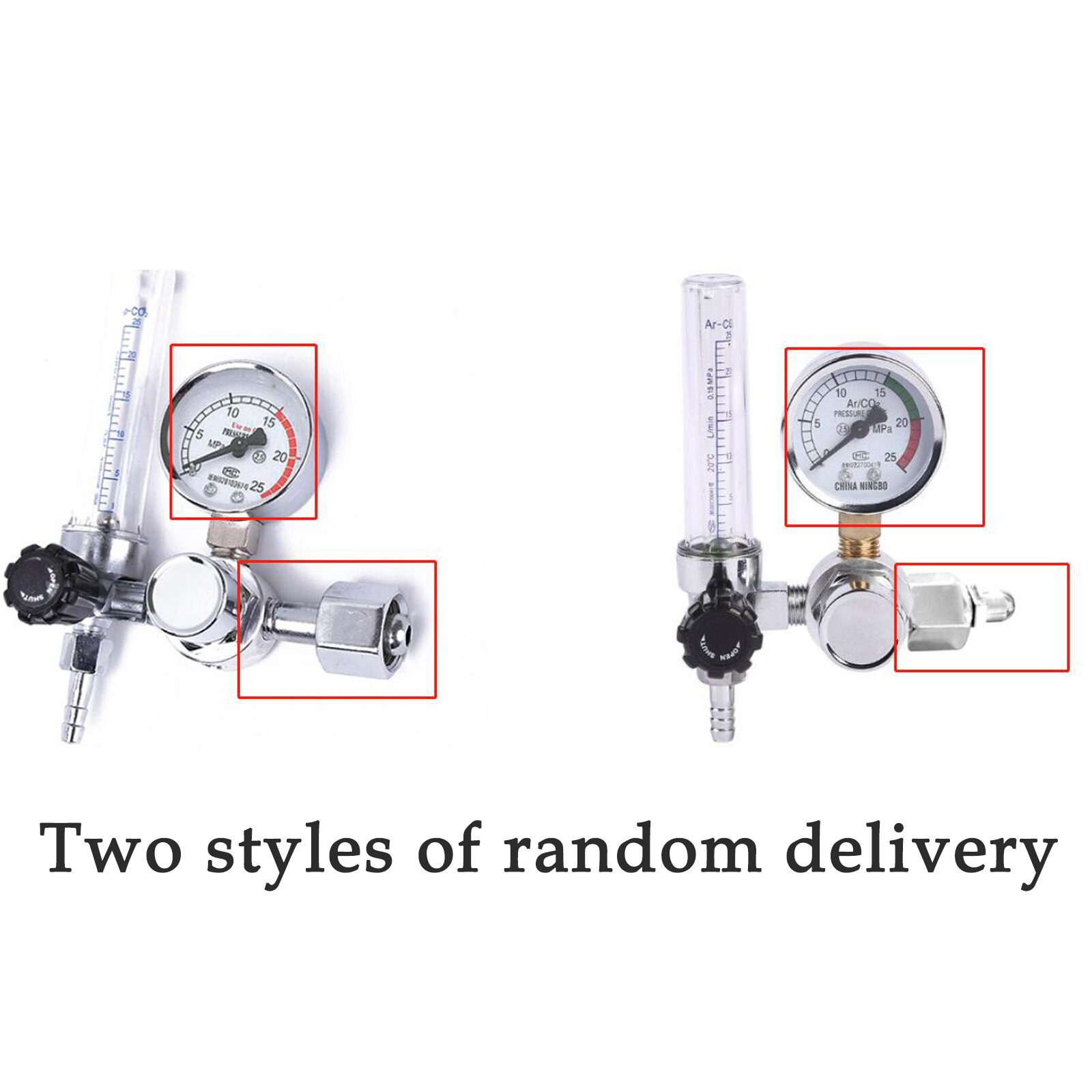 0-25Mpa Argon Regulator Argon Flow Meter CO2 Mig Tig Flow-Meter Gas-Regulator Flowmeter Welding Weld Gauge Pressure Reducer