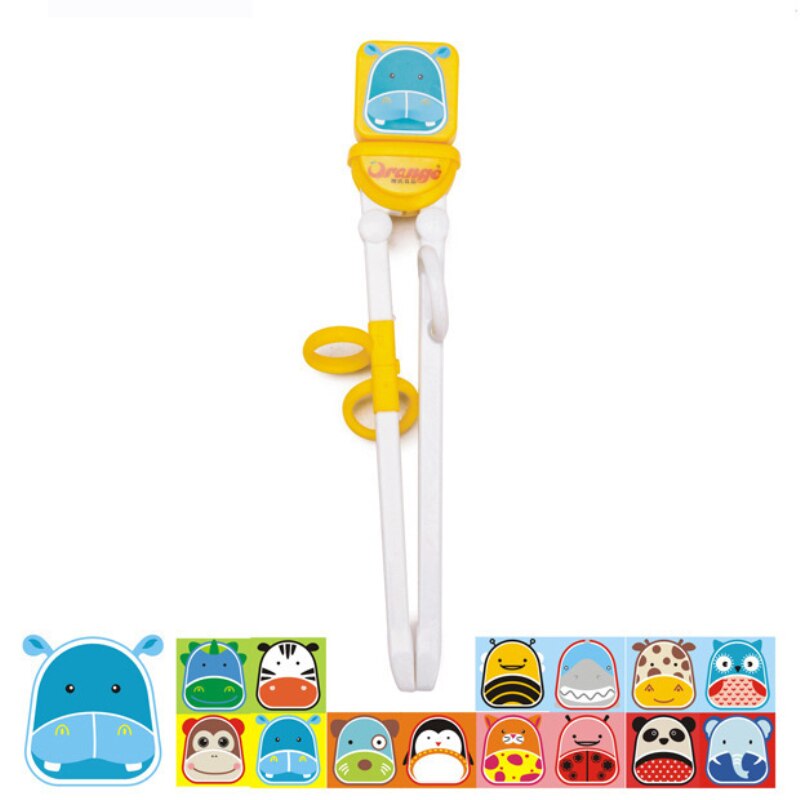 Cartoon Kinderen Eetstokjes Training Eetstokjes Plastic Huishoudelijke Kinderen Servies Baby Eten Leren Practice Tool