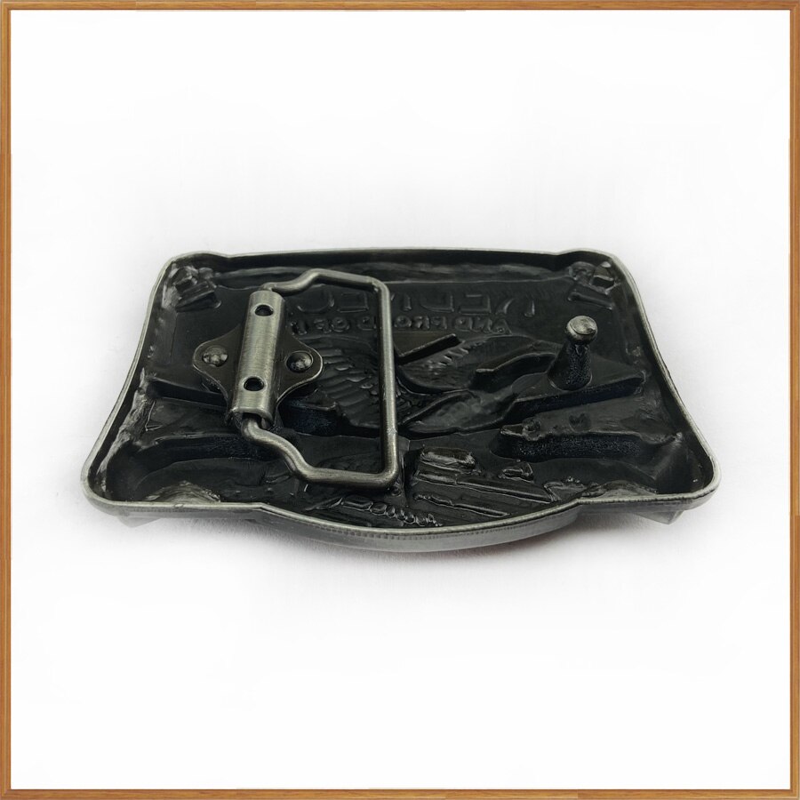 BuckleClub zinc alloy REDNECK EAGLE belt buckle jeans belt buckle FP-03068 pewter finish 4cm width loop