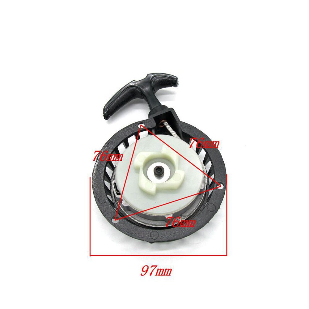 Motorcycle 2 stroke hand pull starter 97mm Pull Start for Mini Pocket super Dirt Bike ATV Scooter 47-49CC NST JCL soft starter