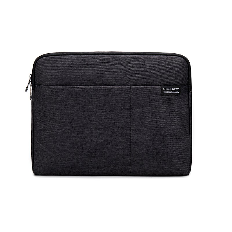 15.6inch Waterproof Business Computer bag laptop Case Portable Laptop Tote Laptop Bag: 13inch-Black