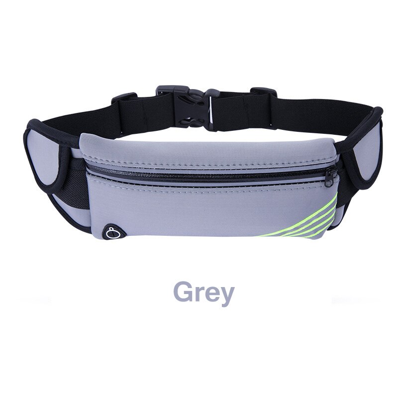 Running Waist Bags For Nokia X5 Sports Fitness Cell Phone Holder Case For Nokia 6.1 Women Male Outdoor Packs: Grey