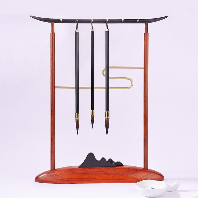 Beginner Chinese Brush Calligraphy Brush Pen Small Medium Large Fit for Kids Small Script Calligraphy Copybook Writing D5QC