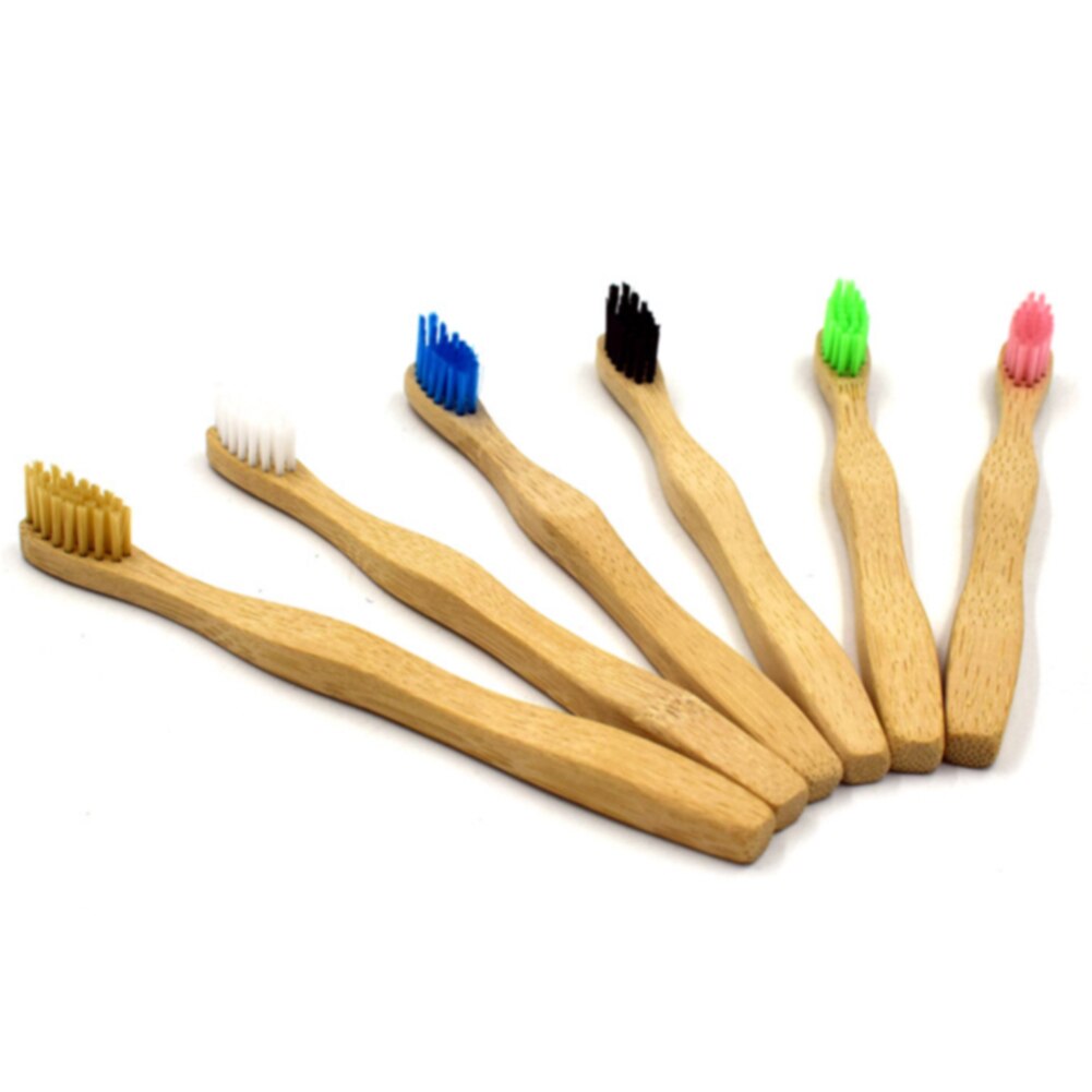 Brosse à dents en bambou pour enfants, hygiène buccale à domicile, sécurité, manuel biodégradable, voyage pour enfants, Anti doux