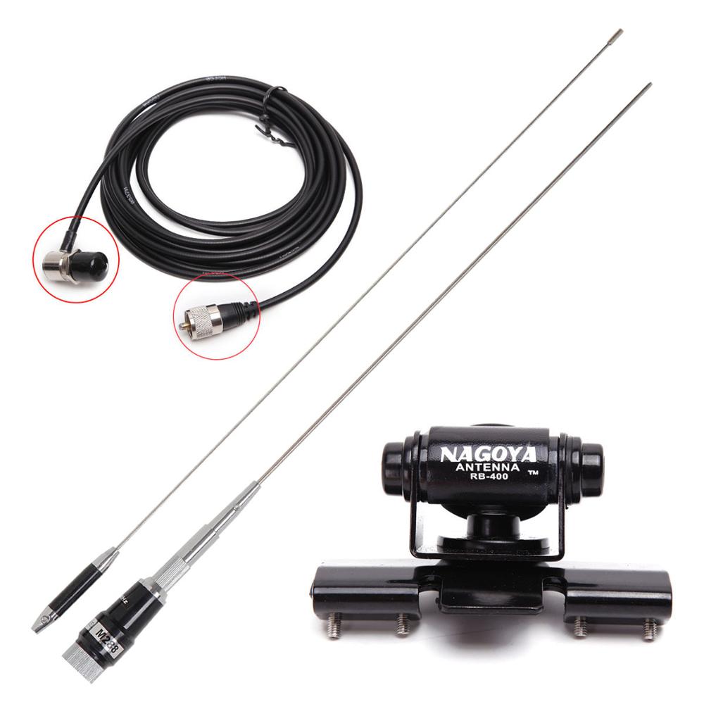 NAGOYA M288 double bande VHF/UHF 144/430MHz 3.5/6.0dBi haut Gain Radio de voiture Amateur Mobile/Station antenne mise à niveau M285 antenne