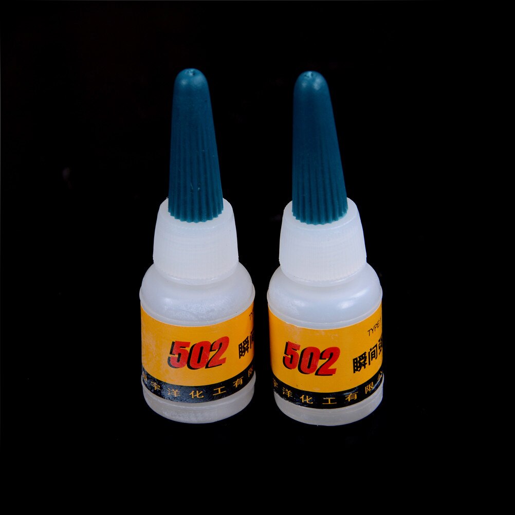 2 pièces/lot 502 Super colle instantanée séchage rapide Cyanoacrylate adhésif forte liaison rapide artisanat réparation