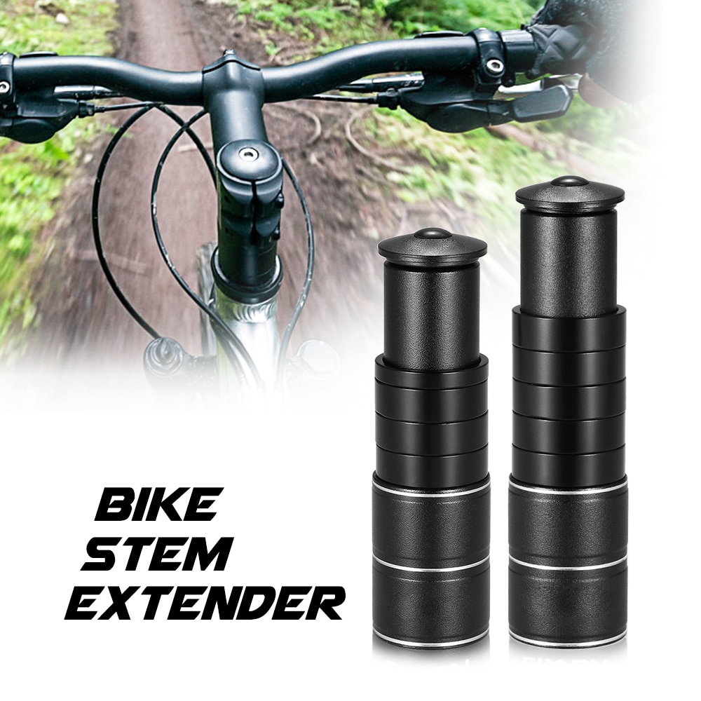 11.5 centimetri in Lega di Alluminio Della Bici Della Forcella stelo riser estensore di Riciclaggio Della Bicicletta Del Manubrio della Colonna Montante Della Bicicletta Adattatore Parte per 28.6 millimetri Anteriore forcella