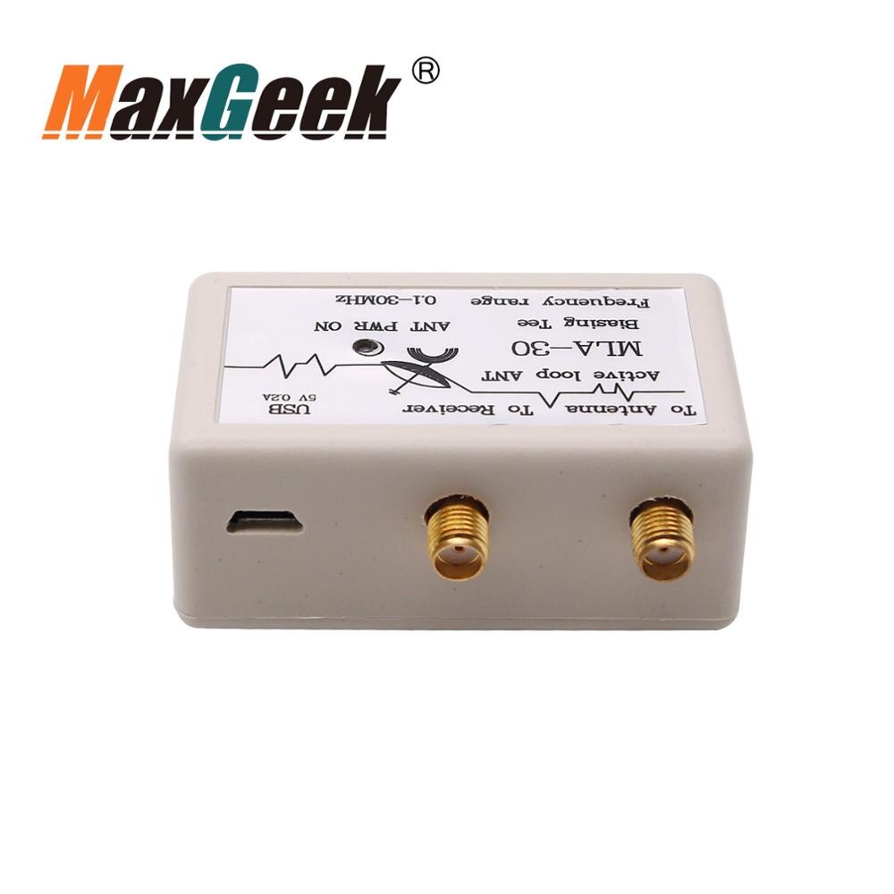 Maxgeek MLA-30 Active Loop Antenna Active Receiving Antenna 100KHz-30MHz for Medium Wave Shortwave Radio