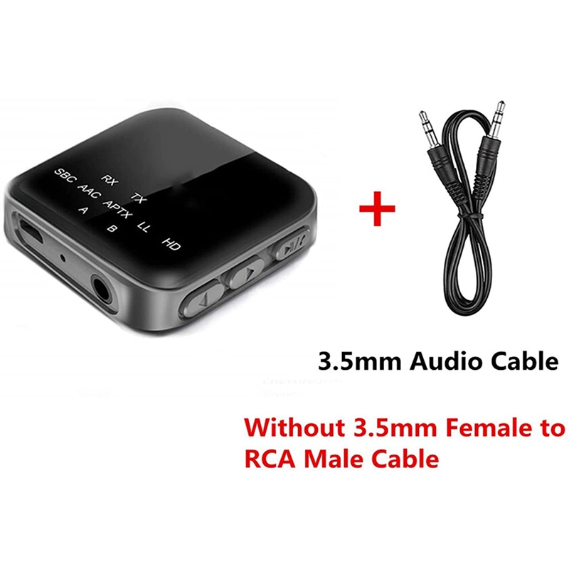 Aptx HD LL Bluetooth 5.0 Audio Receiver Transmitter CSR8675 RCA 3.5Mm Jack AUX Adapter With Mic