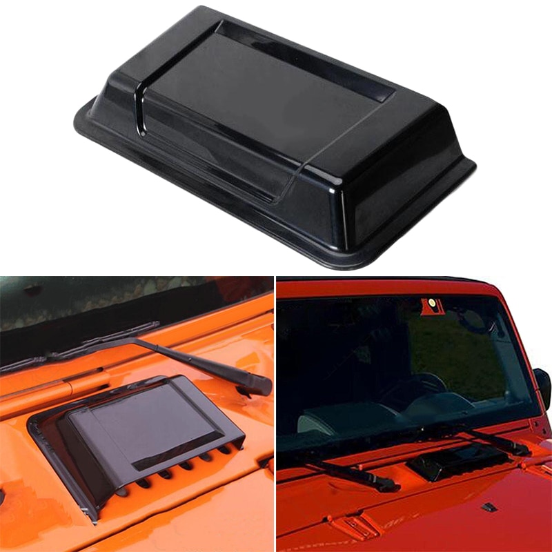 Abs Plastic Voor 98-18 Jeep Wrangler Tj Jk Zwart Heater Scoop Nuttig Duurzaam Vent accessoires