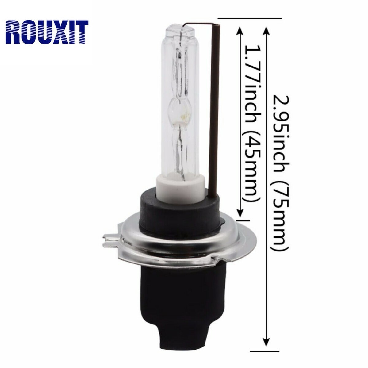 Hid xenon  h7 35w 6000k metal base pærer udskiftning 12v bilkørsel forlygte pære tågelygter auto forlygte pære