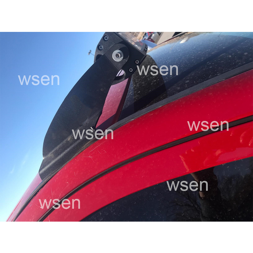 Upper Roof Mounting Brackets Kits For 52 inches Curved Light Bar Fit Dodge Ram 1500 2500 3500