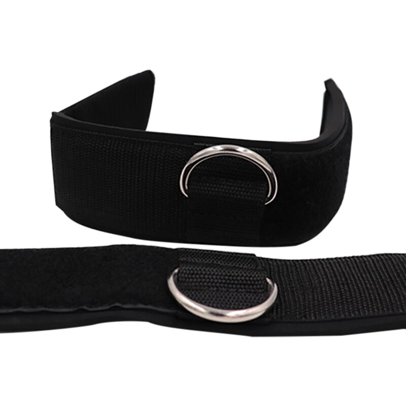 1 Paar Weerstand Band Enkelbandjes Enkel Ondersteuning Nylon Neopreen Been Training Cover Beschermende Wrap Voor Gym W1