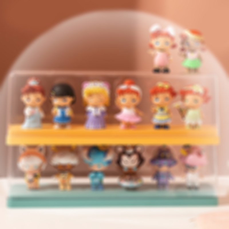 Clear Acrylic Blind Box Showcase Figures Display Case Collectible Model Art Crafts Box Toy Doll Organizer