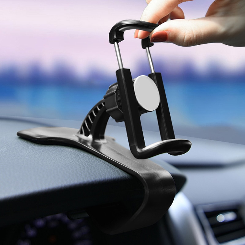 Dashboard Mount Telefoon Houder in Auto HUD GPS Flexibele Clip Universele Stand Beugel Ondersteuning Voor 4 tot 6 inch Mobiele smartphones