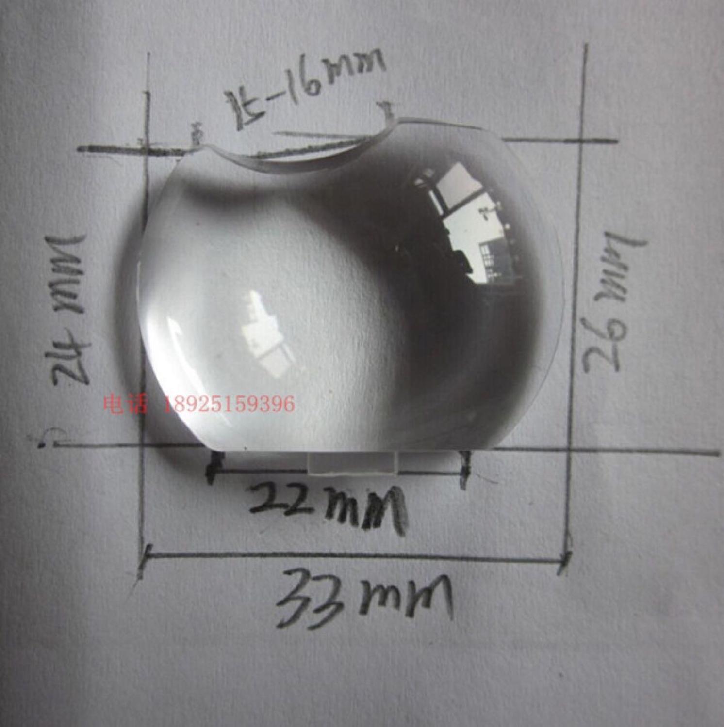 Optoma ES521 ES526 HD20 TS721 DT343 DM161 S2005 EX538 lentille de projecteur en plastique verre optique miroir convexe