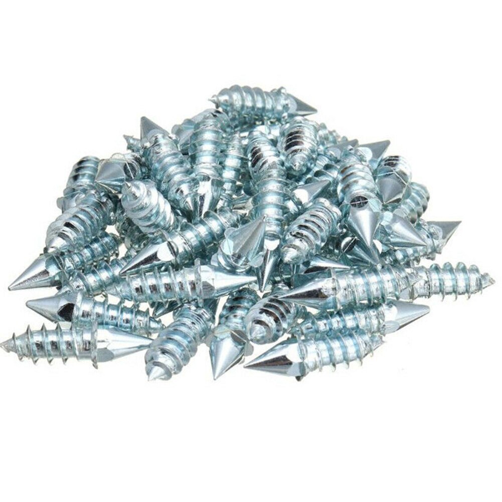 50 Uds. Tachuelas metálicas para neumáticos, accesorios para motos, cadenas de ajuste de rueda, tornillo fuera de carretera, clavo antideslizante para coche, pico de nieve, motocicleta