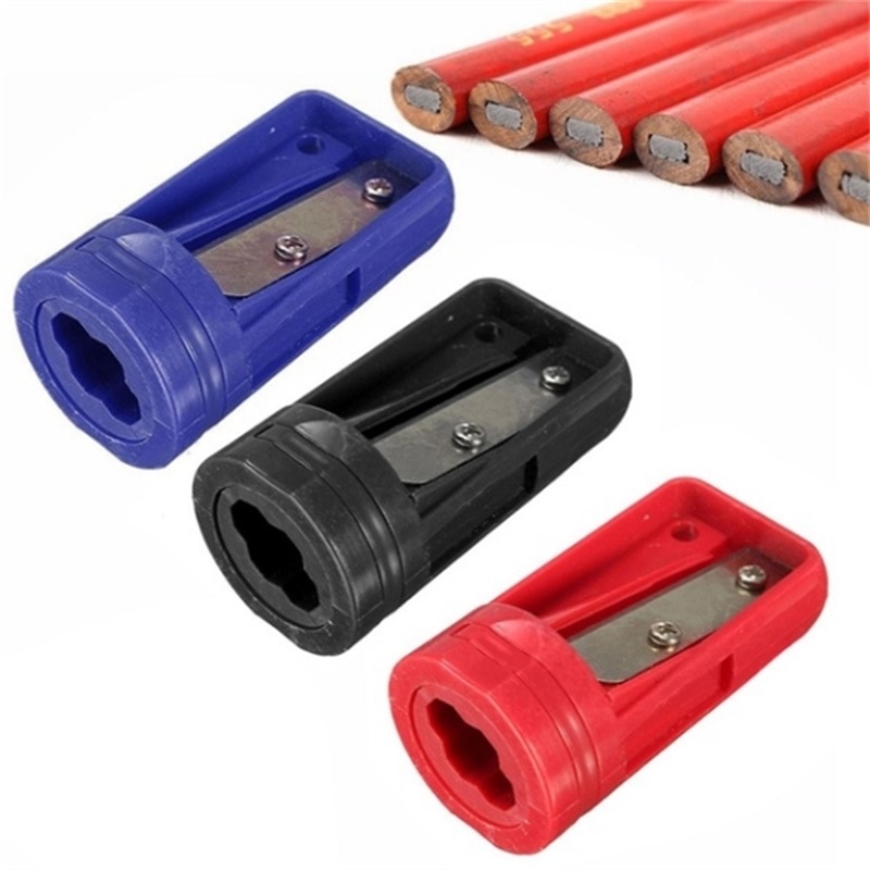 Afilador de lápices de carpintero útil, máquina de afeitar, herramienta de afilado estrecho