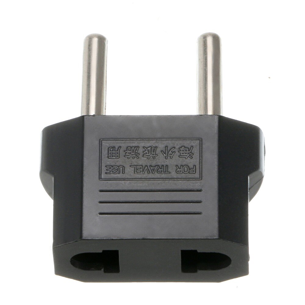 1 stücke Universal--uns EU Stecker Adapter USA toEuro Europa Reise Ladegerät Adapter Stecker Auslauf Konverter 2 Runde Buchse eingang Stift