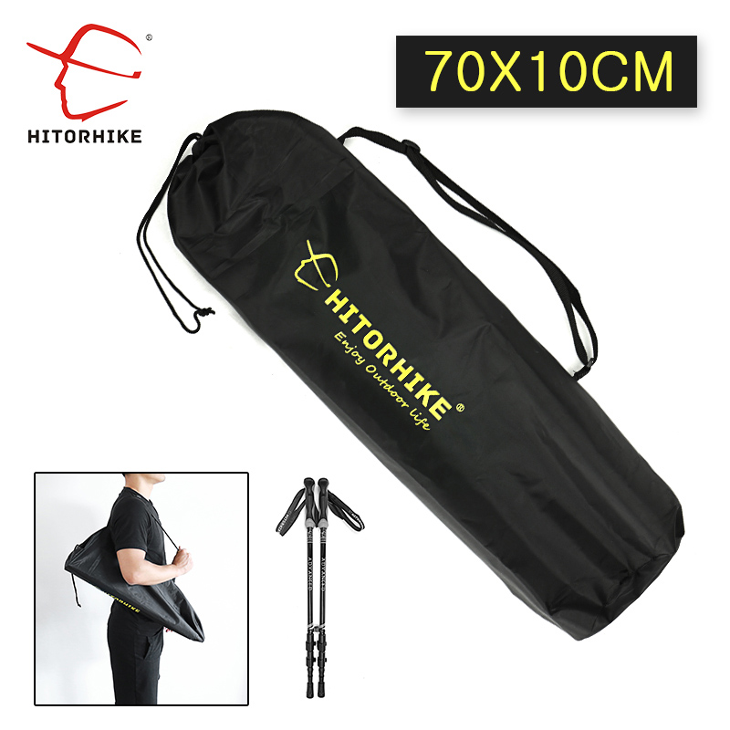 Hitorhike Outdoor Trekking Pole Backpack Crutch Storage Bag Portable Folding Human Outdoor Trekking Pole Backpack