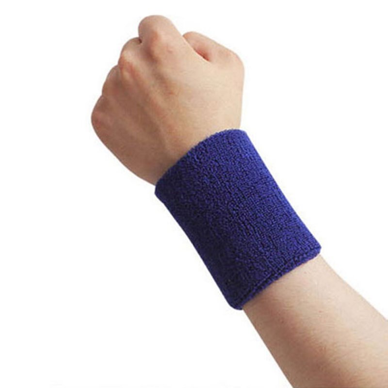 1pcs Sport Protect Wrist Sleeve Gym Sweatband Fitness Run Sweat Band 8*7.5 CM