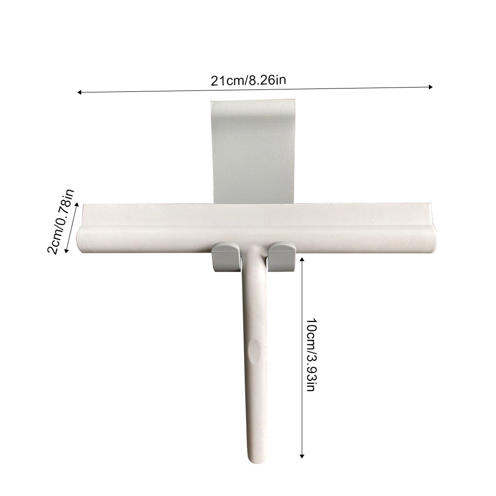 Bathroom Portable Window Wiper Office Living Room Glass Tile Wall Scraper High Efficient Mirror Cleaning Tool Home Supplies Gray