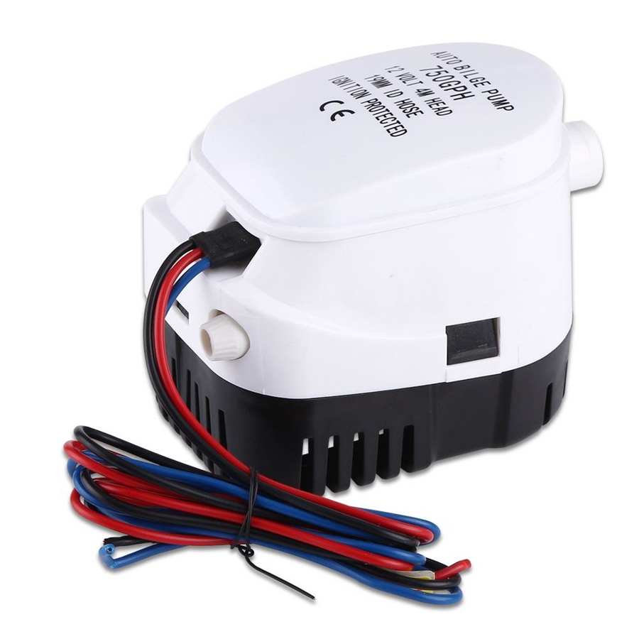 12V 750GPH Automatic Submersible Bilge Water Pump With Float Switch For Boat