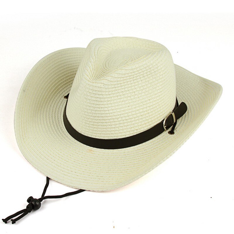 Cowboy Panama Hat Summer Straw Woven Sun Hats for Women Men Beach Straw Hat UV Sun Protection Travel Cap Chapeu Feminino: 01