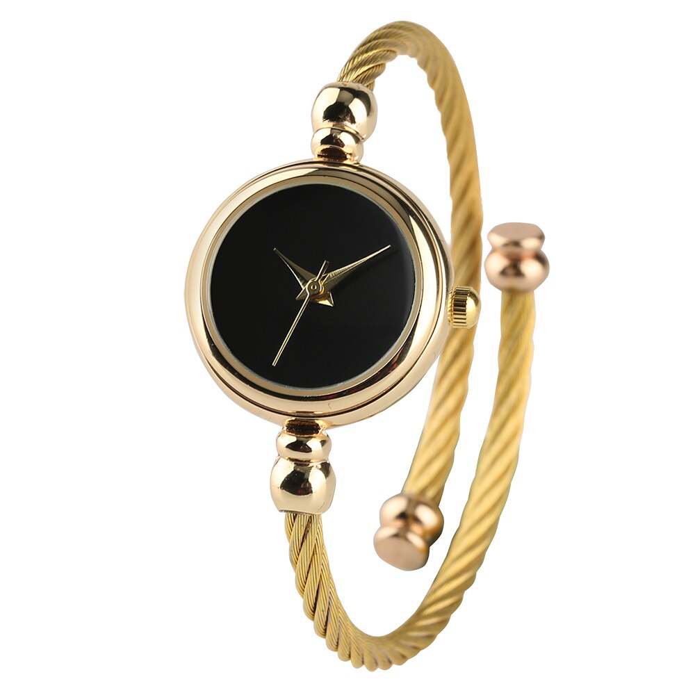 Luxe Dames Bangle Horloges voor Vrouwen Gouden Armband Horloge Mode Minimalistische Quartz Klok Reloj Mujer