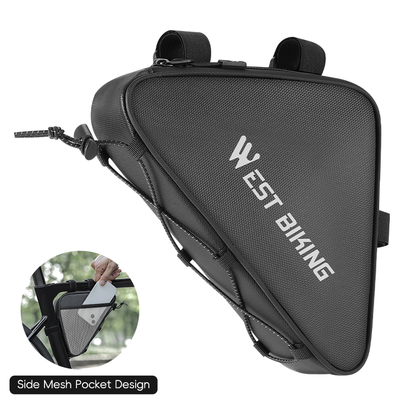 West biking slitstarka cykelslangväskor mtb racercykel triangelväska cykelramsväskor reparationsverktyg cykelväska: Default Title
