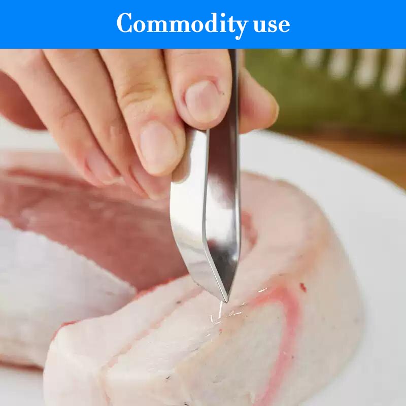 Stainless steel pig hair clip kitchen household salmon bone clip chicken duck feather plucking fish bone pliers tweezers