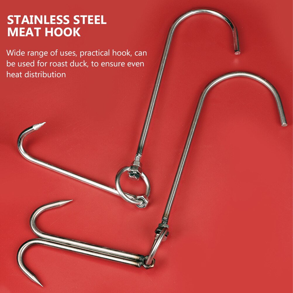 Stainless Steel Meat Hook Durable Meat Hanging Hook Bacon Shop Meat Hook