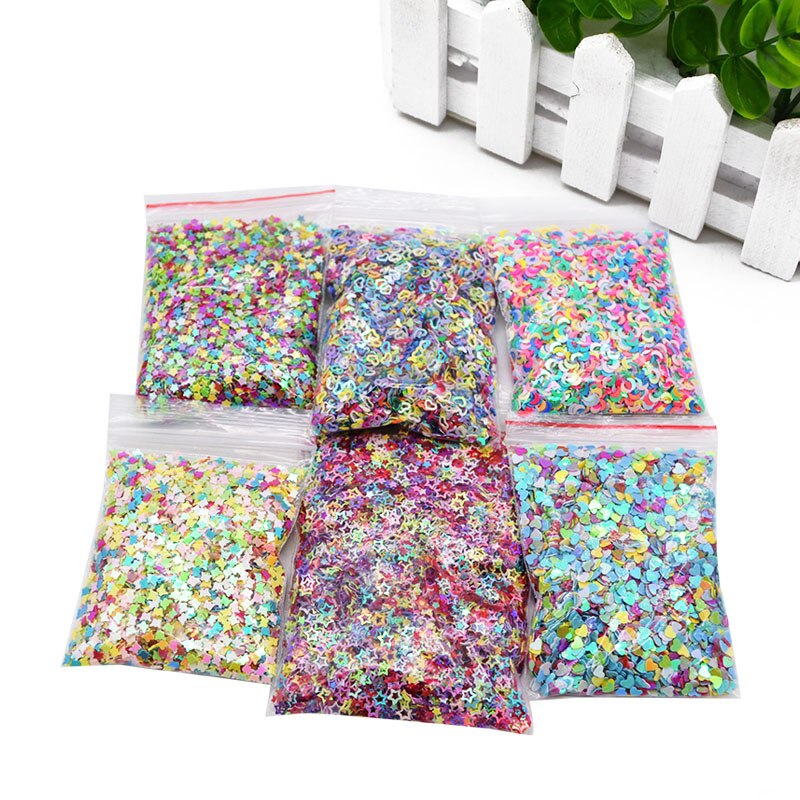 3mm Mini Stars Sprinkles Confetti Birthday Party Wedding Decoration Confetti DIY Nail Art Craft Metallic Star Party Supplies