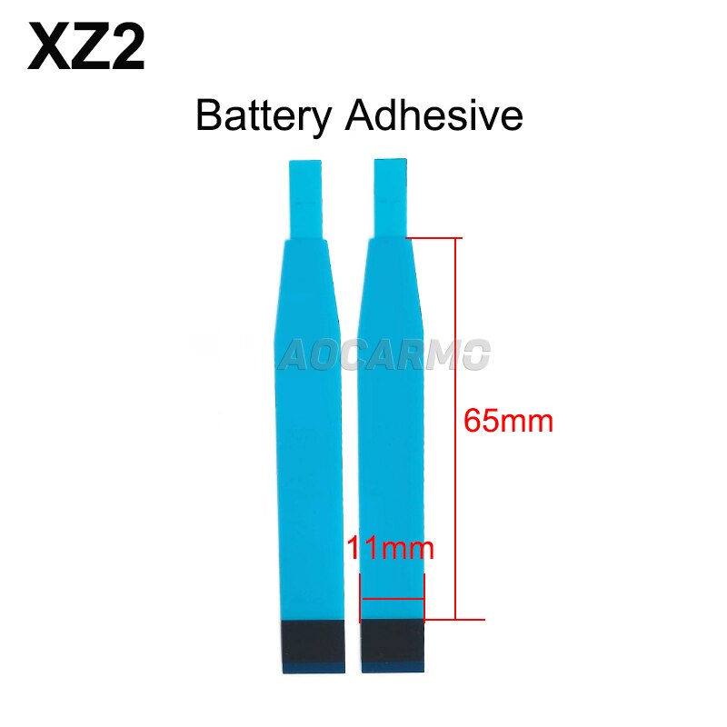 Aocarmo For SONY Xperia XZ2 H8216 H8266 H8296 Full Set Adhesive Front LCD Battery Sticker Mic Earpiece Fingerprint Tape Glue: Battery Adhesive