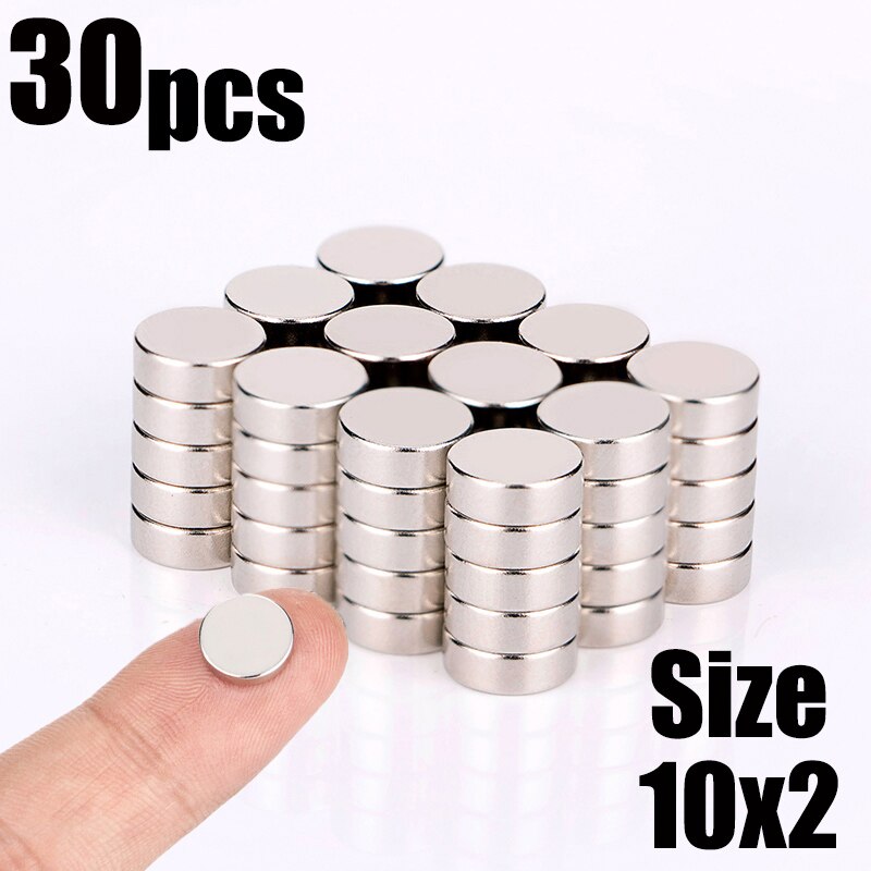 10 20Stck 18x2 18x3 18x4 15x2 12x2mm Runde neodym Starke Neodym Magnet Magne Selten Erde Neodym Starke Magnete Magnet: (10x2)30Stck