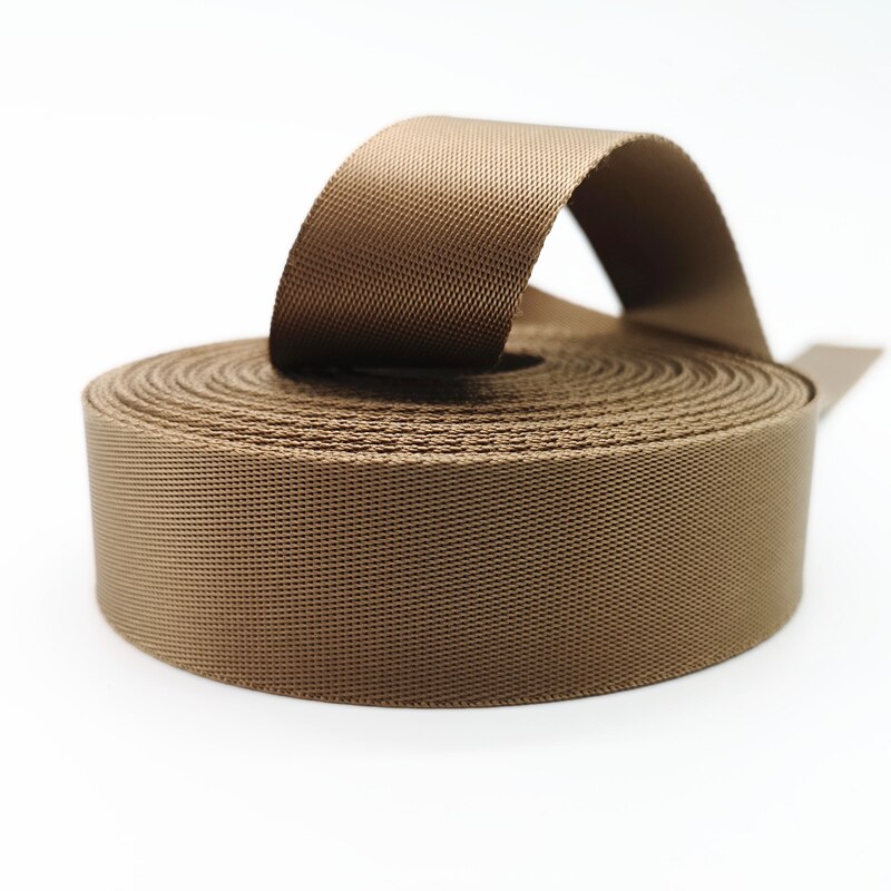 Sangle en Nylon pour sac à dos, 2 Yards, 30mm, accessoires de couture, ceinture: Coffee