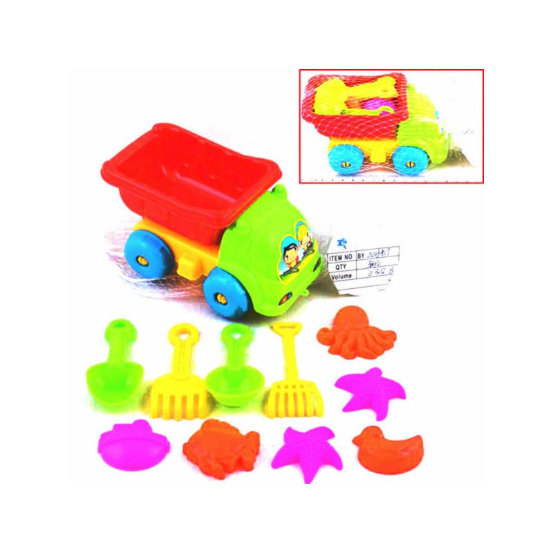 11X Kind Zand Truck Emmer Spade Strand Zee Spelen Kids Seaside Zand Pits Toy Kit