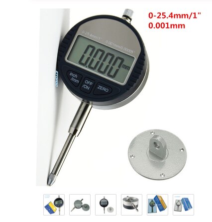 1inch Micron digital indicator 0-25.4mm 0.001mm electronic indicator dial gauge dial indicator: Default Title
