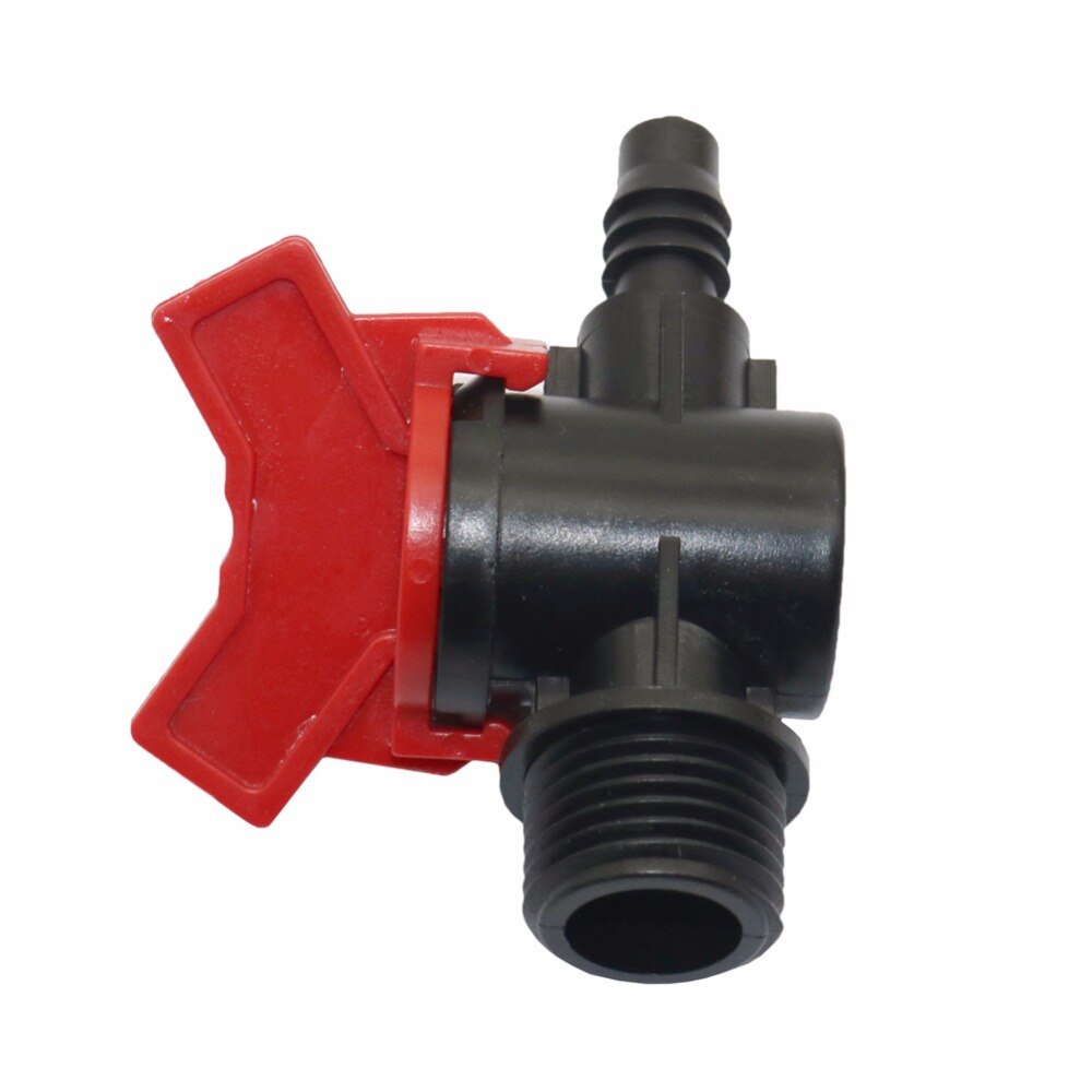 10 Pcs Bypass valve irrigation system garden hose Switch valve 1/2 inch to 8 mm Through connector tools