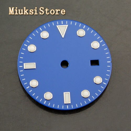 Esfera de reloj luminosa estéril de 28,5mm, ajuste del movimiento NH35, 1 ud.: Style 4
