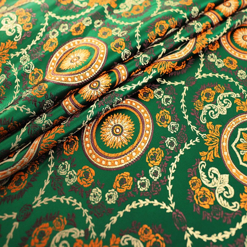Brokade jacquard stof satin stof til cheongsam kimono og tasker diy tøj materiale stoffer: 6