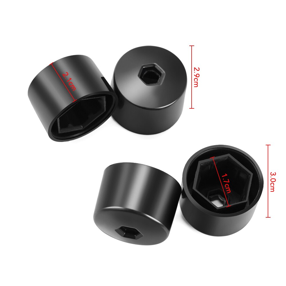 Couvercle de roue de voiture 17mm, cache-moyeu pour Fiat Viaggio Abarth Punto 124 125 500