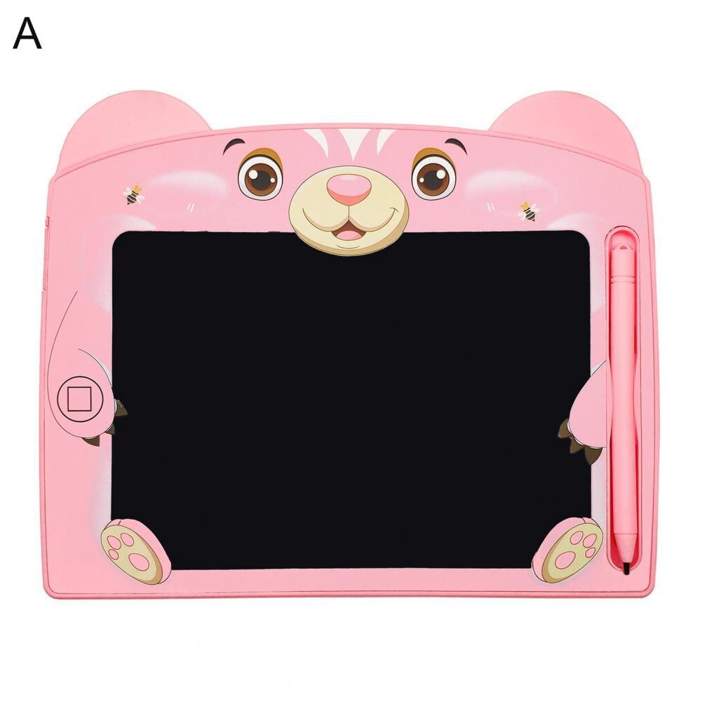 Cartoon LCD Drawing Board LCD Screen Electronic Writing Tablet Kids Drawing Tablet Doodle Board Writing Pad графический планшет: PinkA