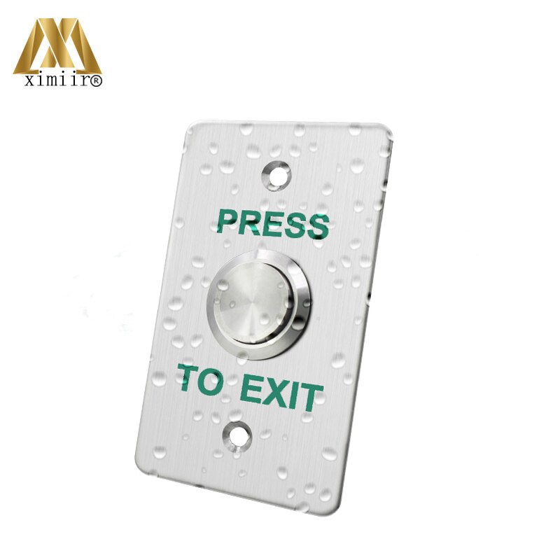 Ip68 vandtæt adgangskontrol udgangsknap  e06 rustfrit stål dørklokke switch berøringspanel døråbner: M70