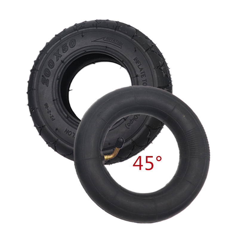 Wysokiej jakości (8 "X 2") 200X50 (8 cali) opona na elektryczny skuter na gaz i skuter elektryczny (w zestawie dętka) koło wózka inwalidzkiego