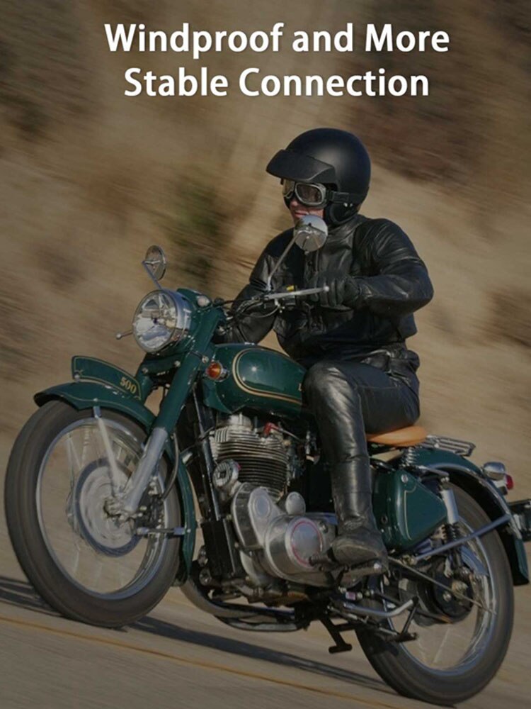 Motorhelm met koptelefoon bluetooth koptelefoon intercom hoofdtelefoon handsfree bellen