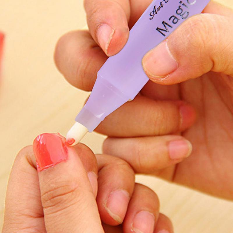 de 1 Uds. De bolígrafos quitaesmalte de uñas de Gel, bolígrafo Corrector para arte de uñas, limpiador de manicura, goma de borrar, herramientas para envolver toallitas quitaesmaltes de esmalte UV en Gel