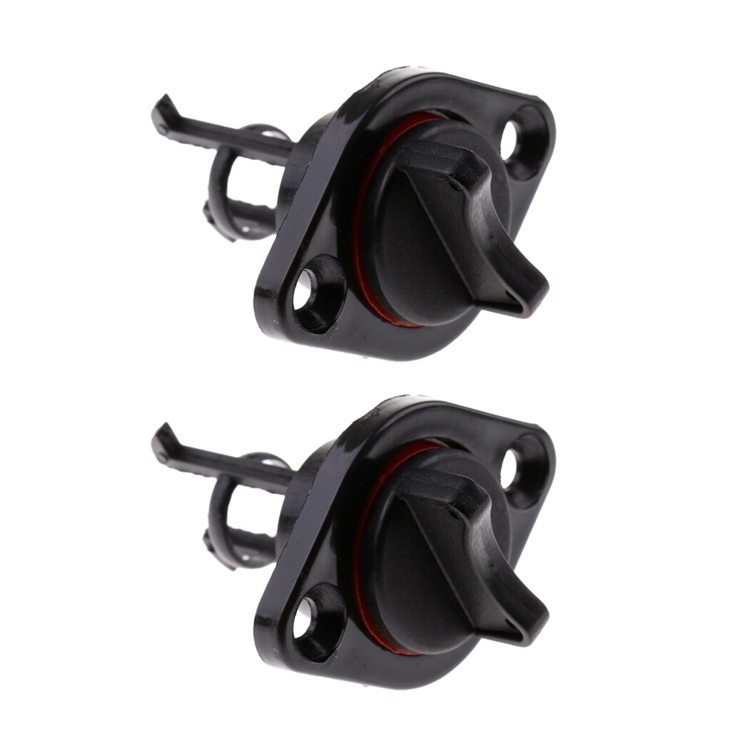 2Pcs Boot Bovenlicht Romp Afvoer Bung Captive Plug Universele 25 Mm 1 "Schroef Type