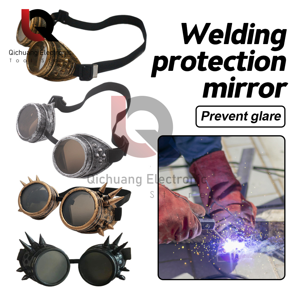 Sunglasses Vintage Style Steampunk Goggles Welding Punk Glasses Cosplay Personalization Four Colors Glasses