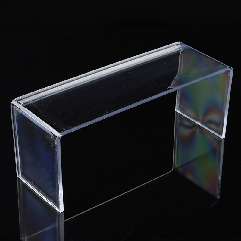 3 Tier Plastic Acrylic Shoes Display Holder Toy Display Stand Makeup Organizer Shelf Rack Wallet Bag Organizer